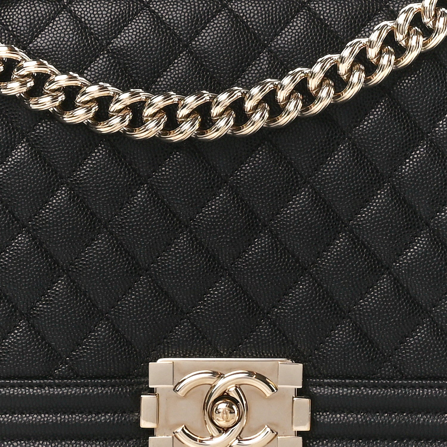 Chanel Caviar Quilted New Medium Boy Flap Black 8 of 10