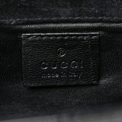 Gucci Patent Microguccissima Small Broadway Clutch Black 6 of 9