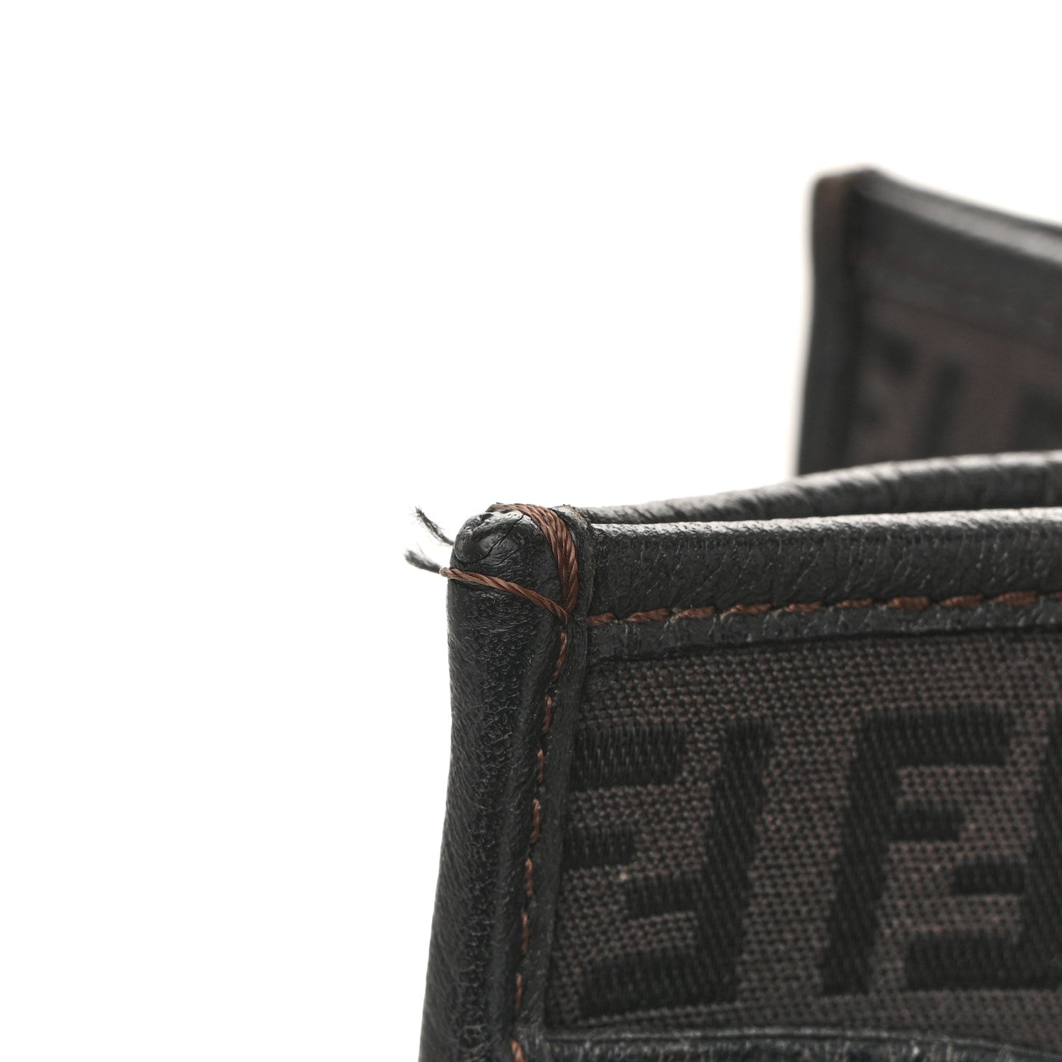 Fendi Zucchino Vitello Shopping Tote Brown 13 of 17