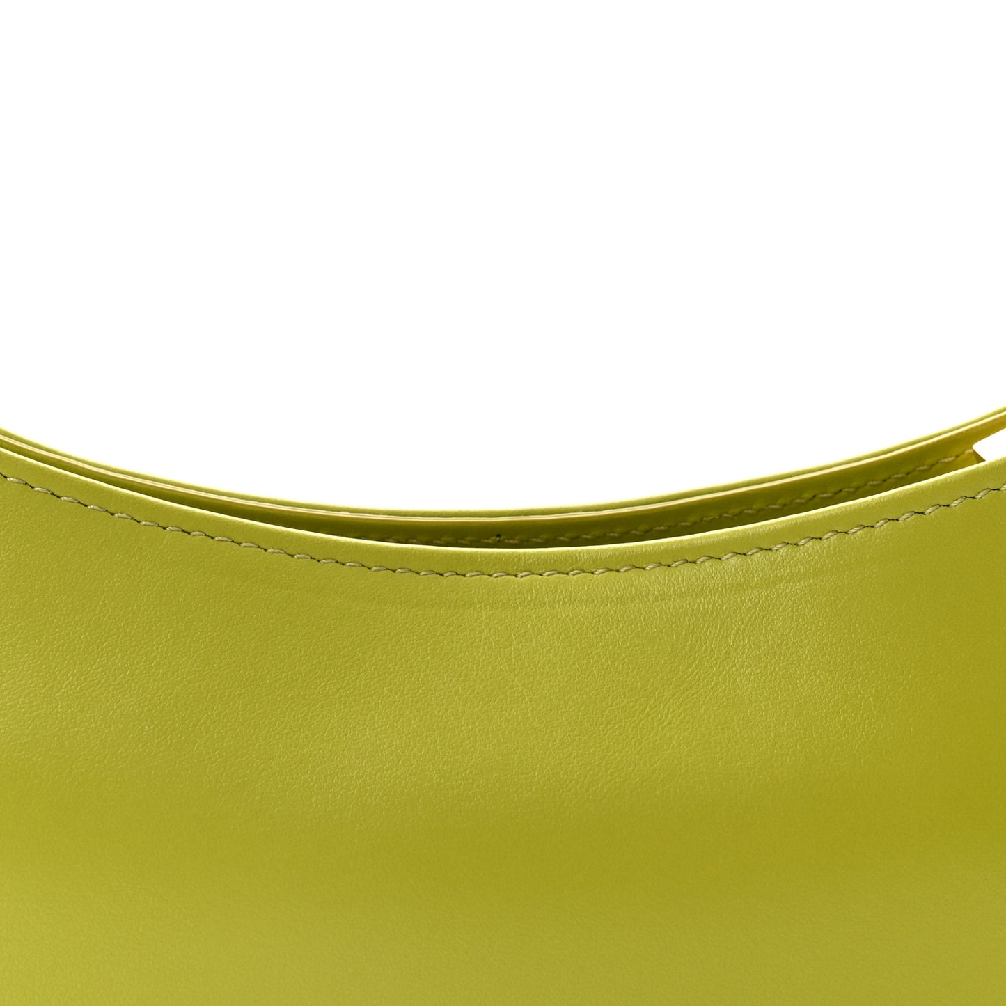 Smooth Calfskin Le Bisou Mousqueton Green