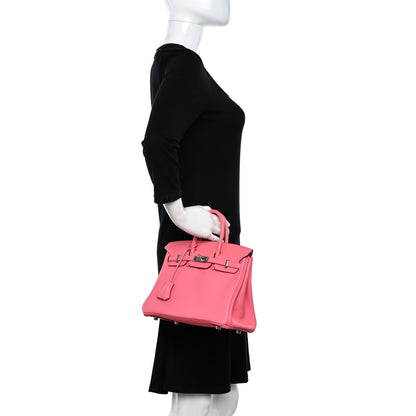 Hermes Swift Birkin 25 Rose Azalee 2 of 10