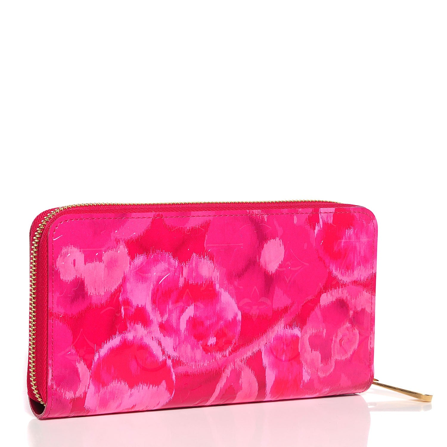 Louis Vuitton Vernis Ikat Zippy Wallet Rose Indien 3 of 8