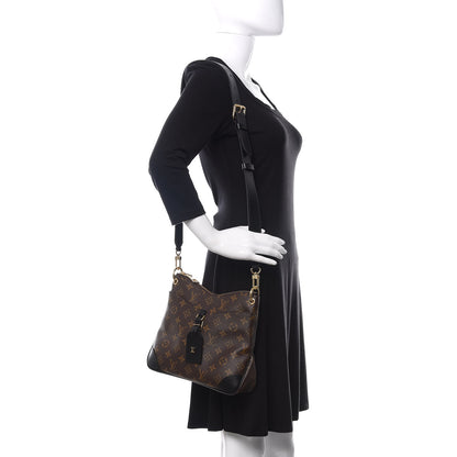 Louis Vuitton Monogram Odeon PM Black 2 of 9