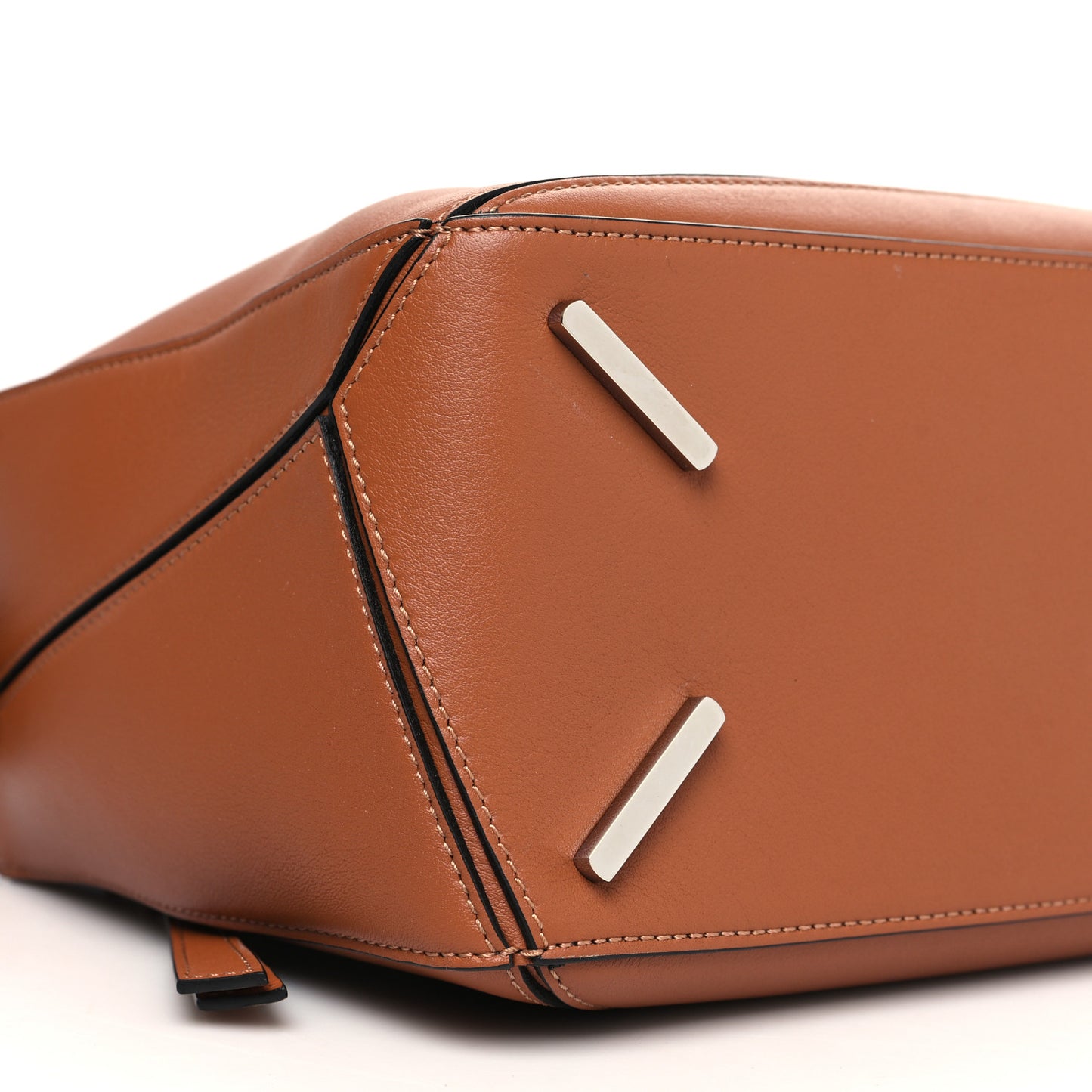 Calfskin Medium Puzzle Bag Tan