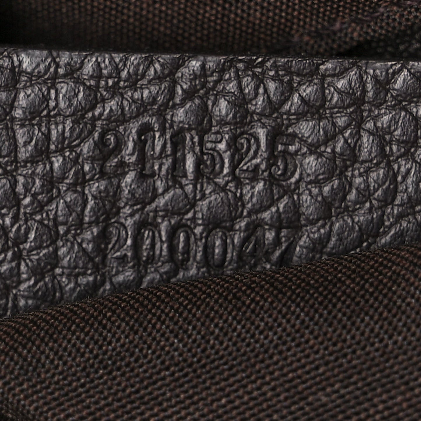 Nylon Monogram Large Tote Dark Brown