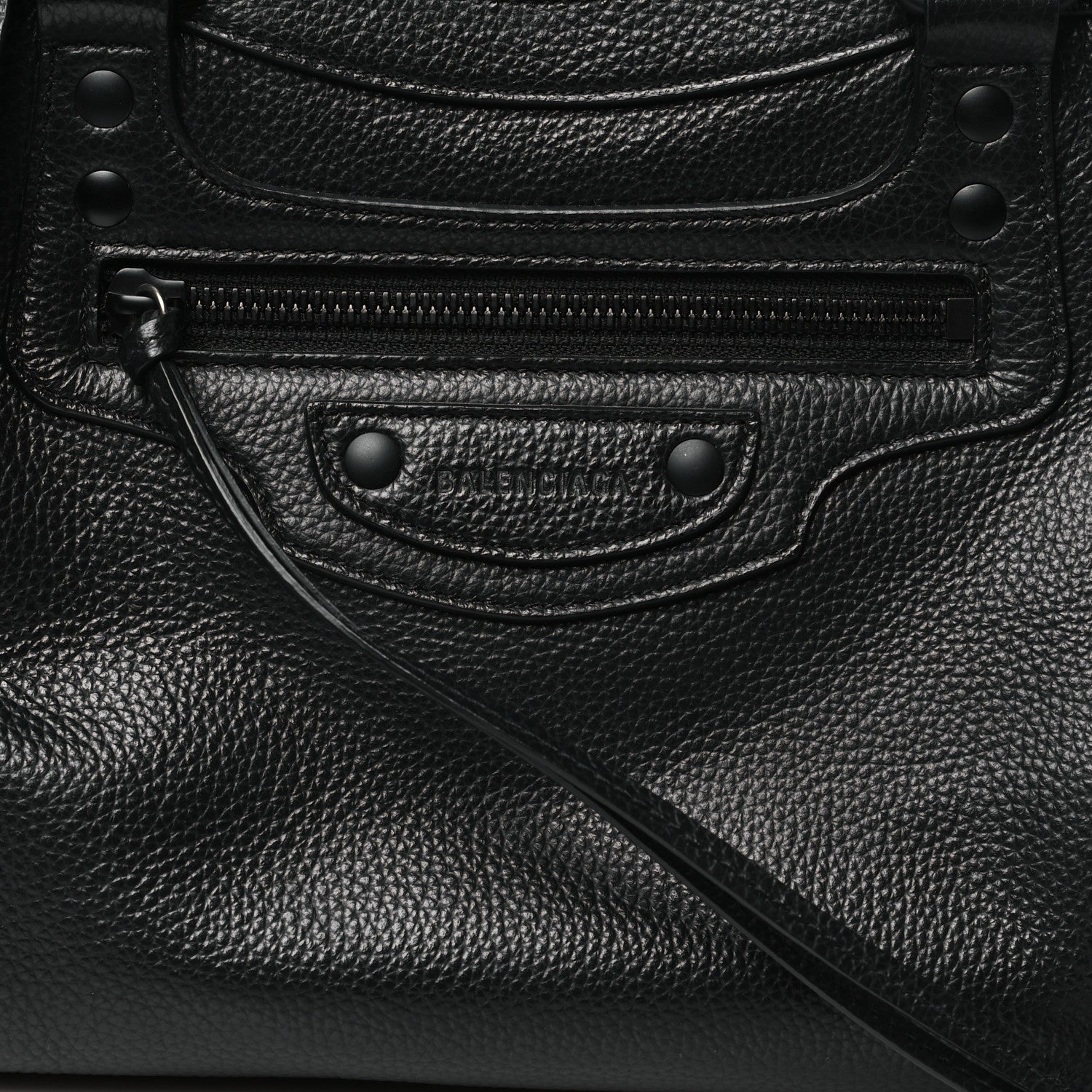 Balenciaga Grained Calfskin Neo Classic Black Hardware S City Black 8 of 10