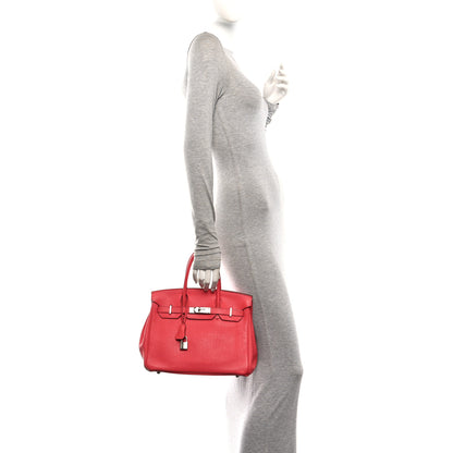 Hermes Togo BIRKIN 30 Bougainvillea 2 of 10