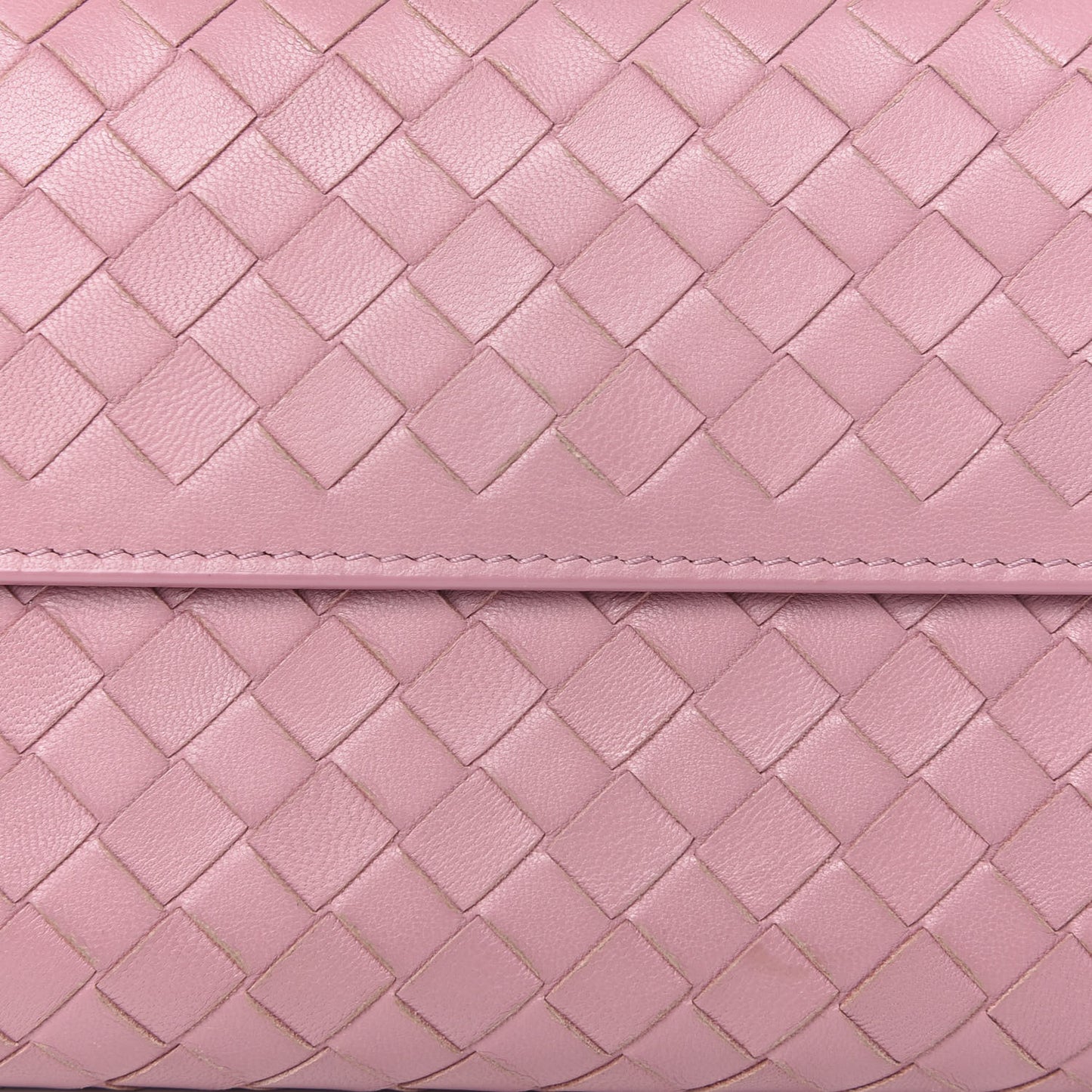 Nappa Intrecciato Flap Wallet Watteau