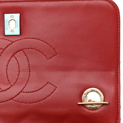 Chanel Lambskin Quilted Small Trendy CC Flap Dual Handle Bag Red 11 of 17
