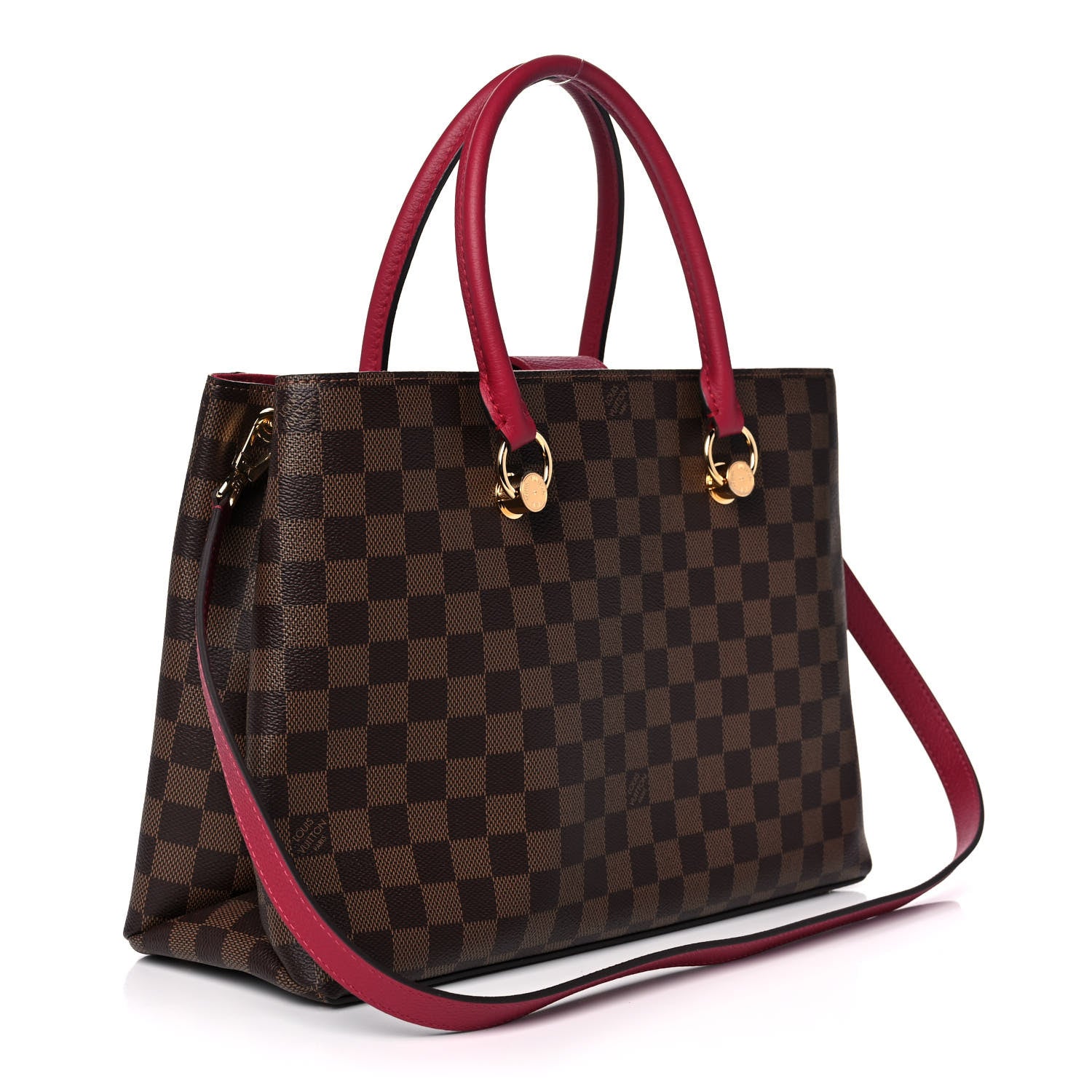 Louis Vuitton Damier Ebene LV Riverside Lie De Vin 3 of 10