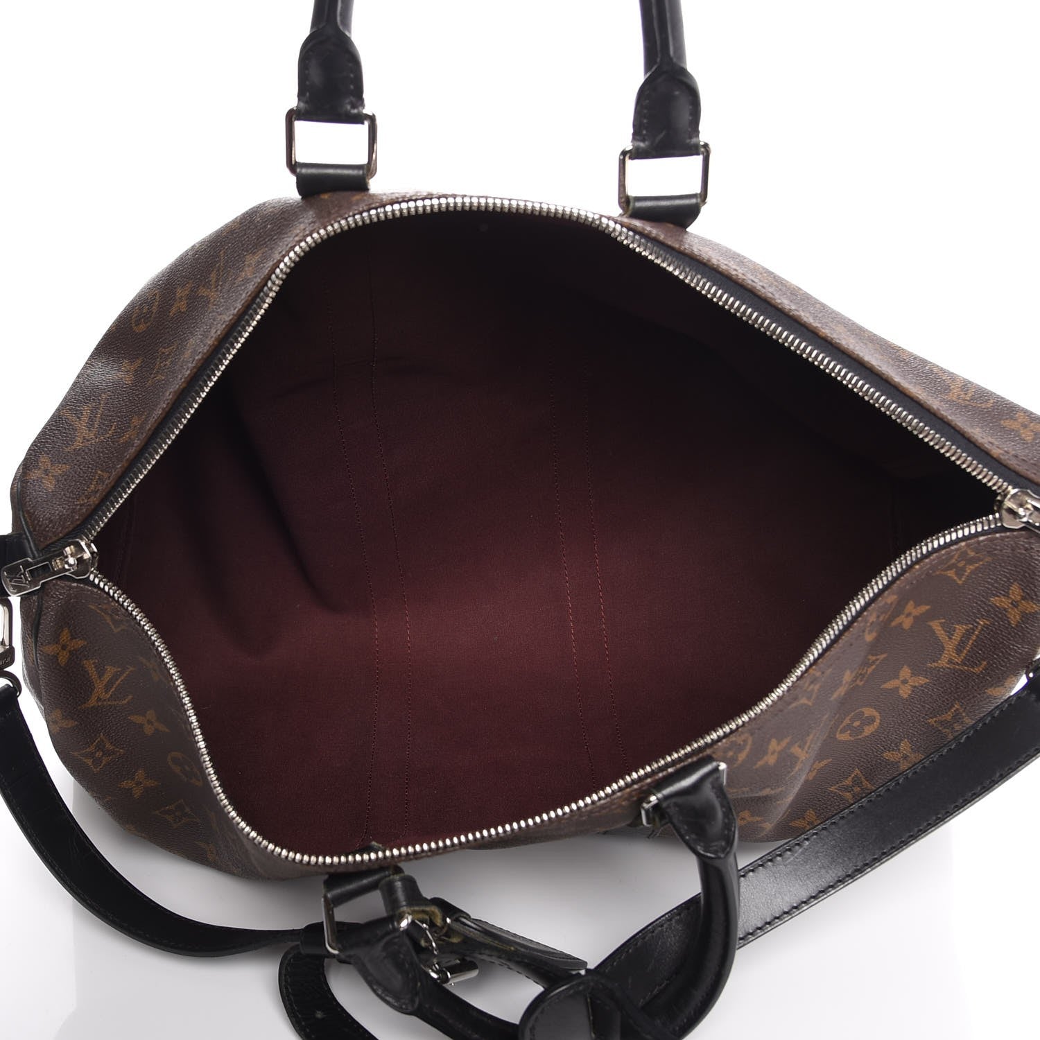 Louis Vuitton Monogram Macassar Keepall Bandouliere 45 5 of 9