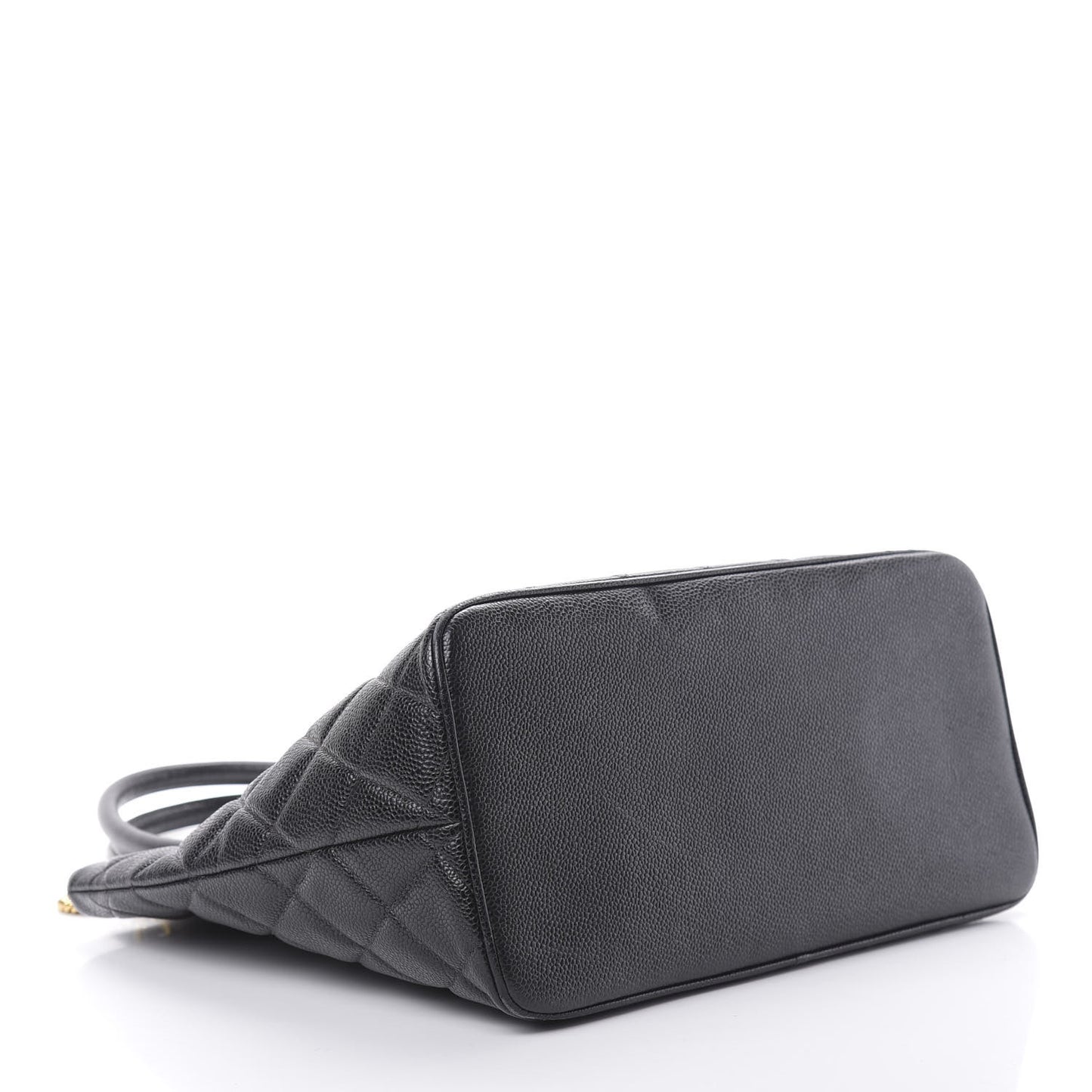 Caviar Quilted Medallion Tote Black