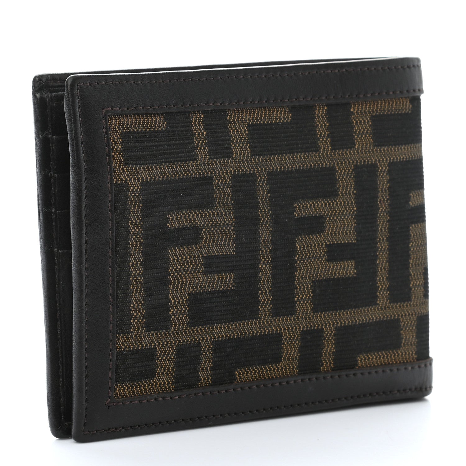 Fendi Zucca Bi-Fold Wallet Tobacco 3 of 10
