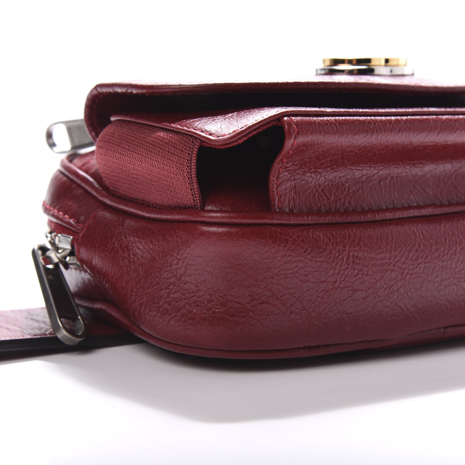 Gucci Fluffy Calfskin Mini Morpheus Belt Bag 70 28 Red 9 of 12