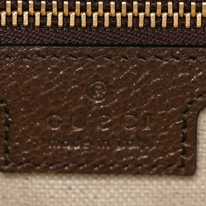 Gucci GG Supreme Monogram Textured Dollar Calfskin Mini Ophidia Flap Shoulder Bag Beige Ebony New Acero 6 of 10