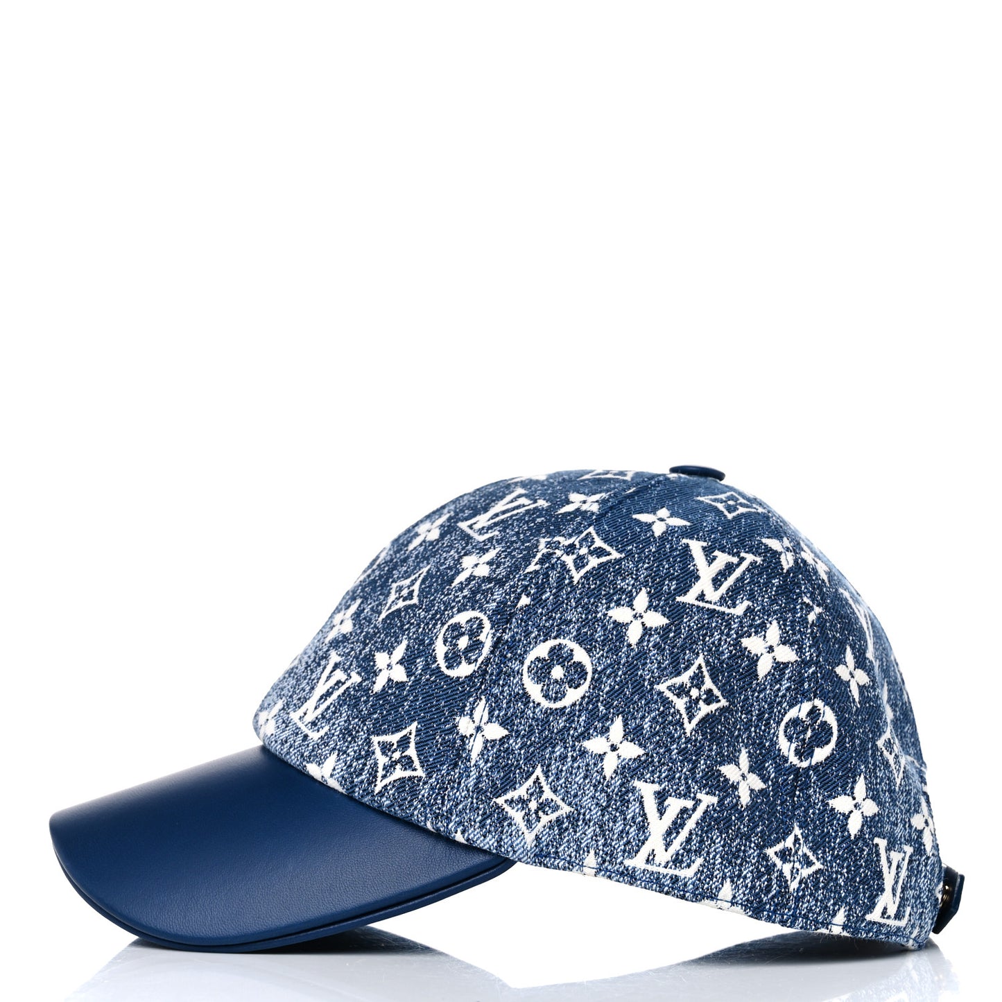 Monogram Jacquard Cap L Blue