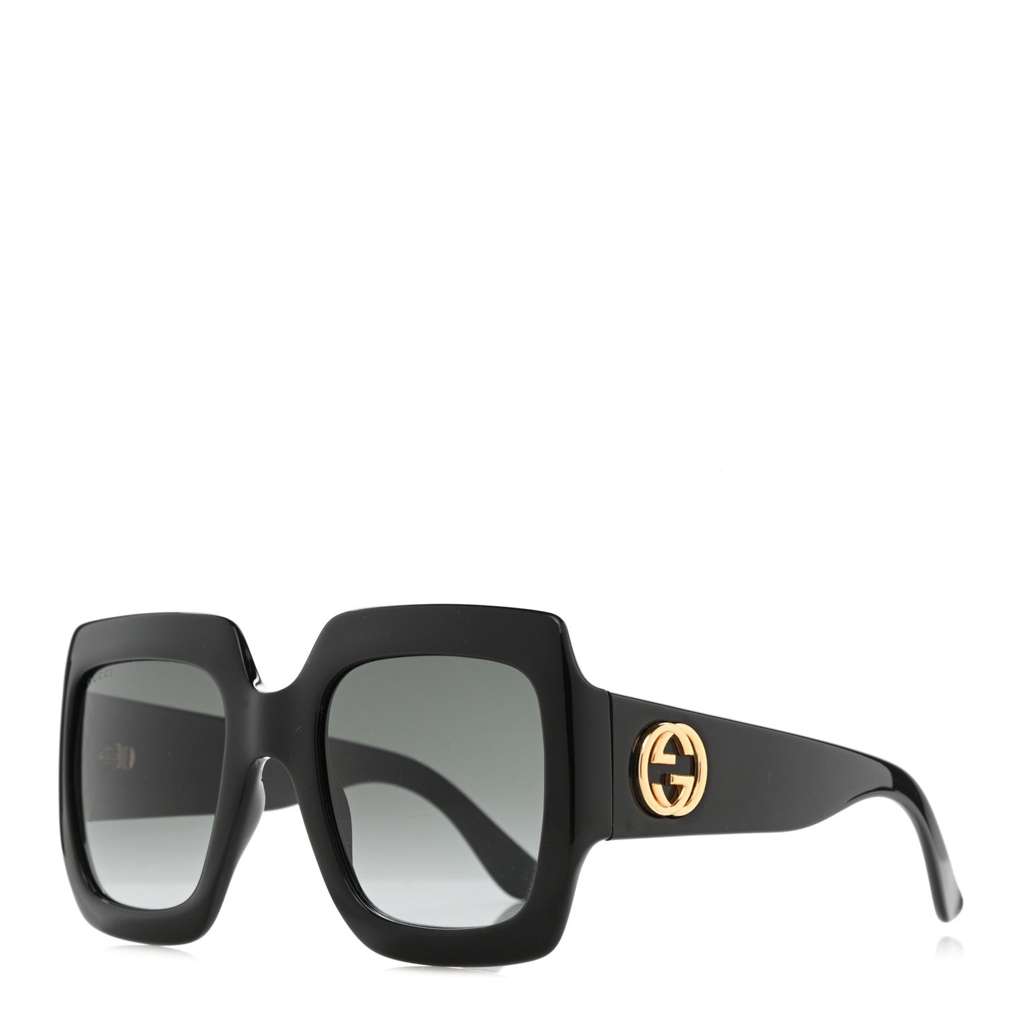 Acetate Square Frame Sunglasses GG0053S Black