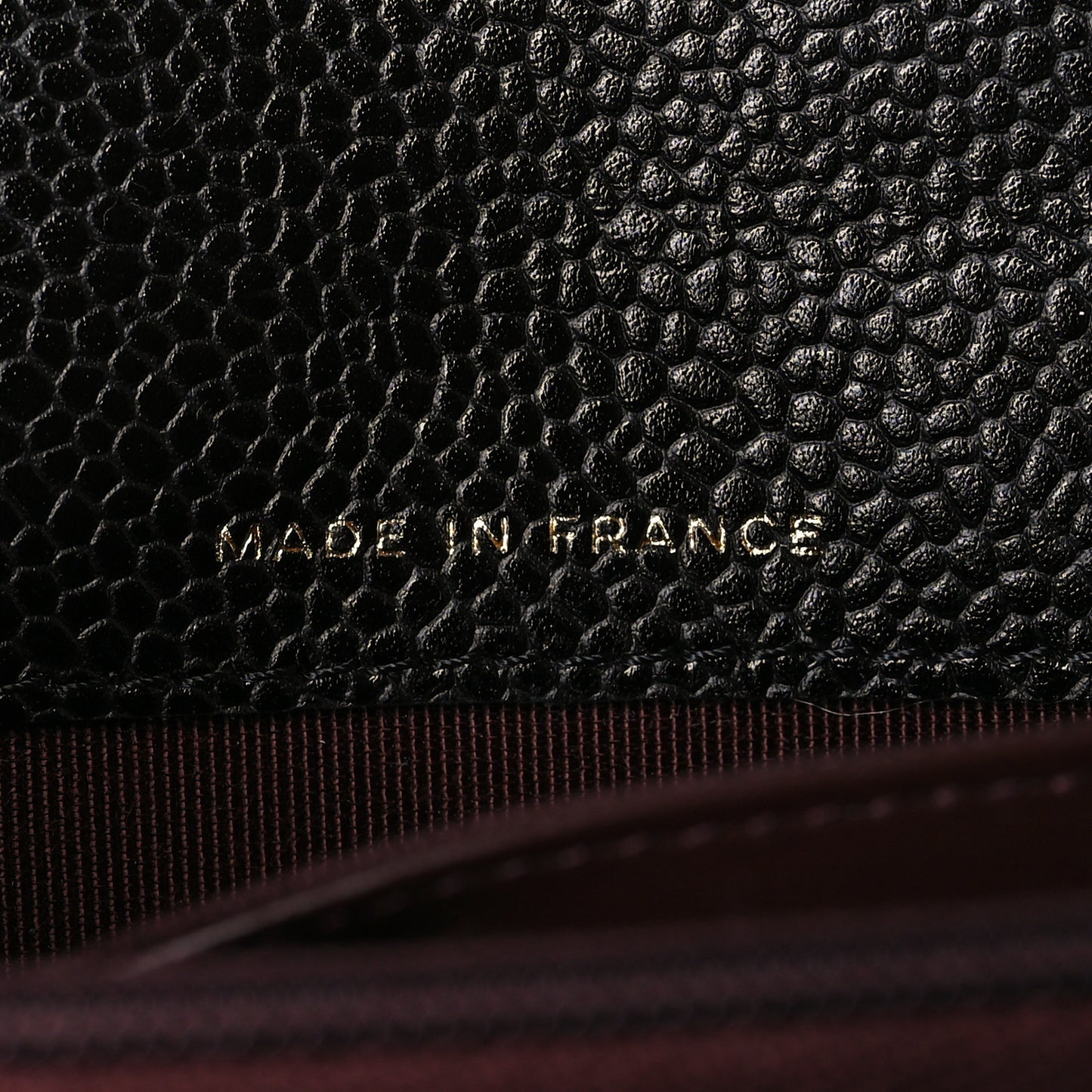 Caviar Quilted Large Gusset Flap Wallet Black