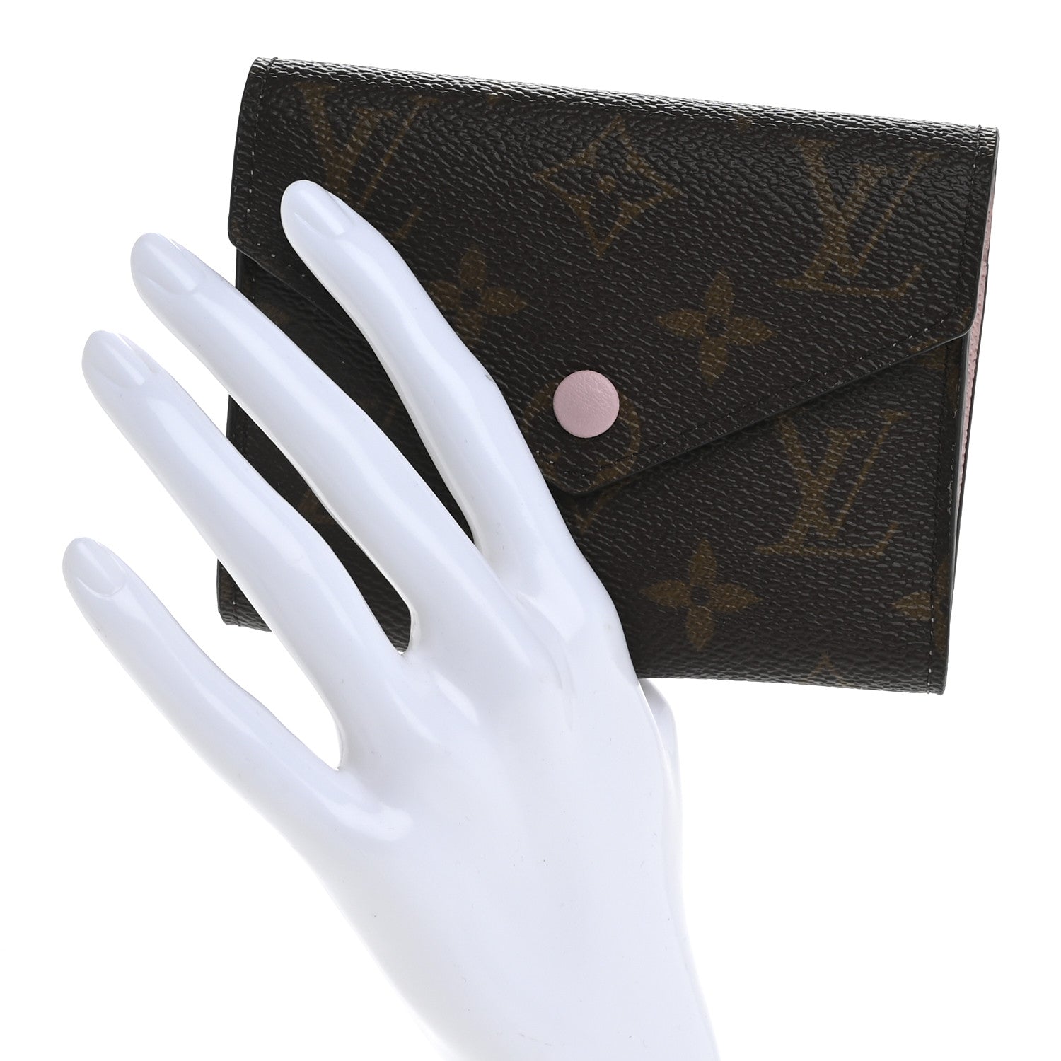 Louis Vuitton Monogram Victorine Wallet Rose Ballerine 2 of 10