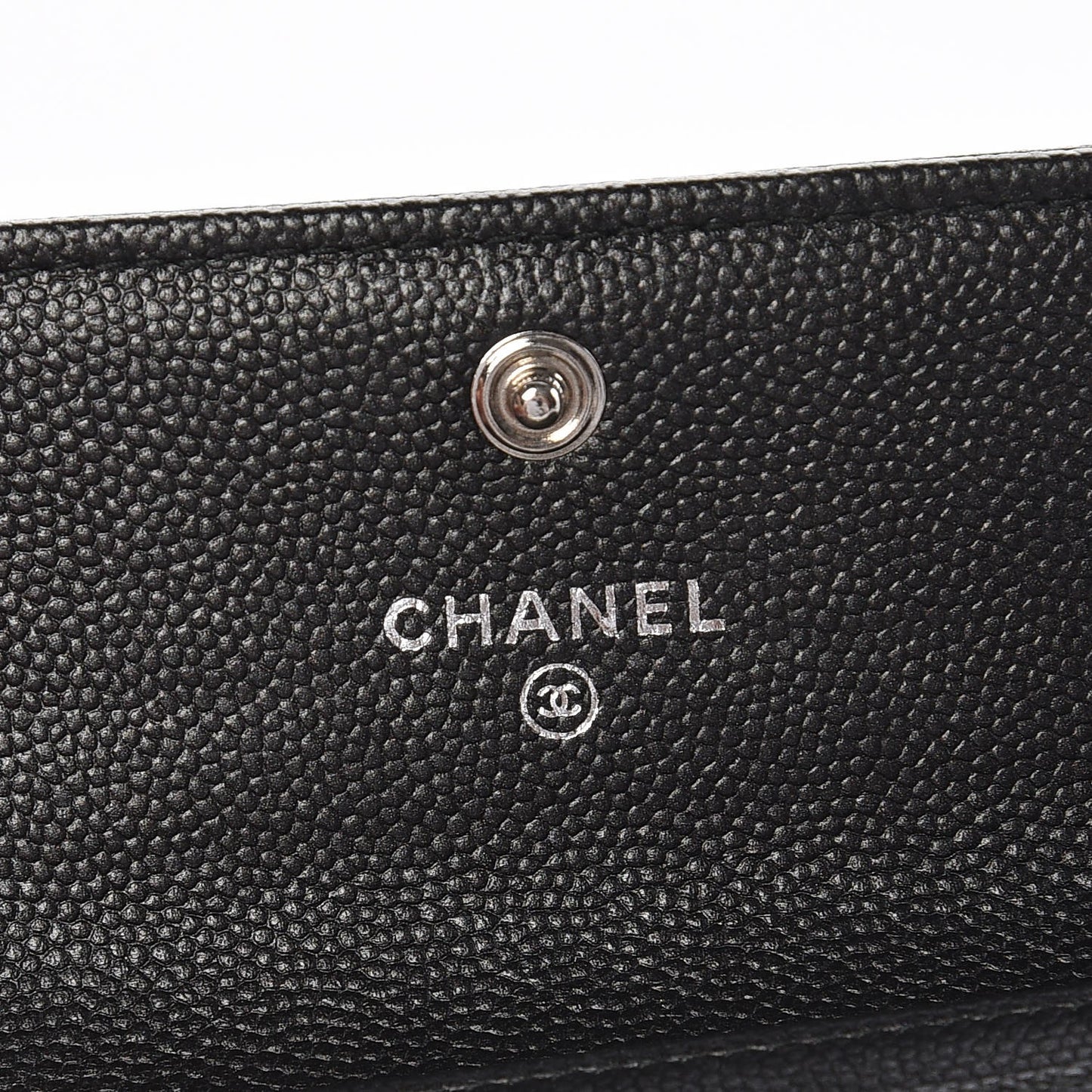 Caviar Quilted Boy Flap Card Holder So Black
