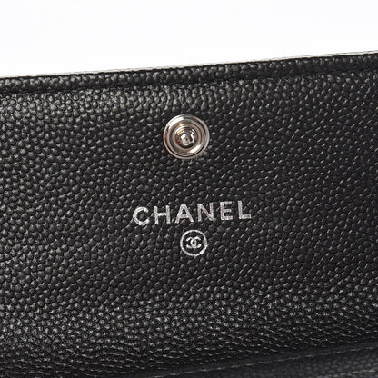Chanel Caviar Quilted Boy Flap Card Holder So Black 5 of 8