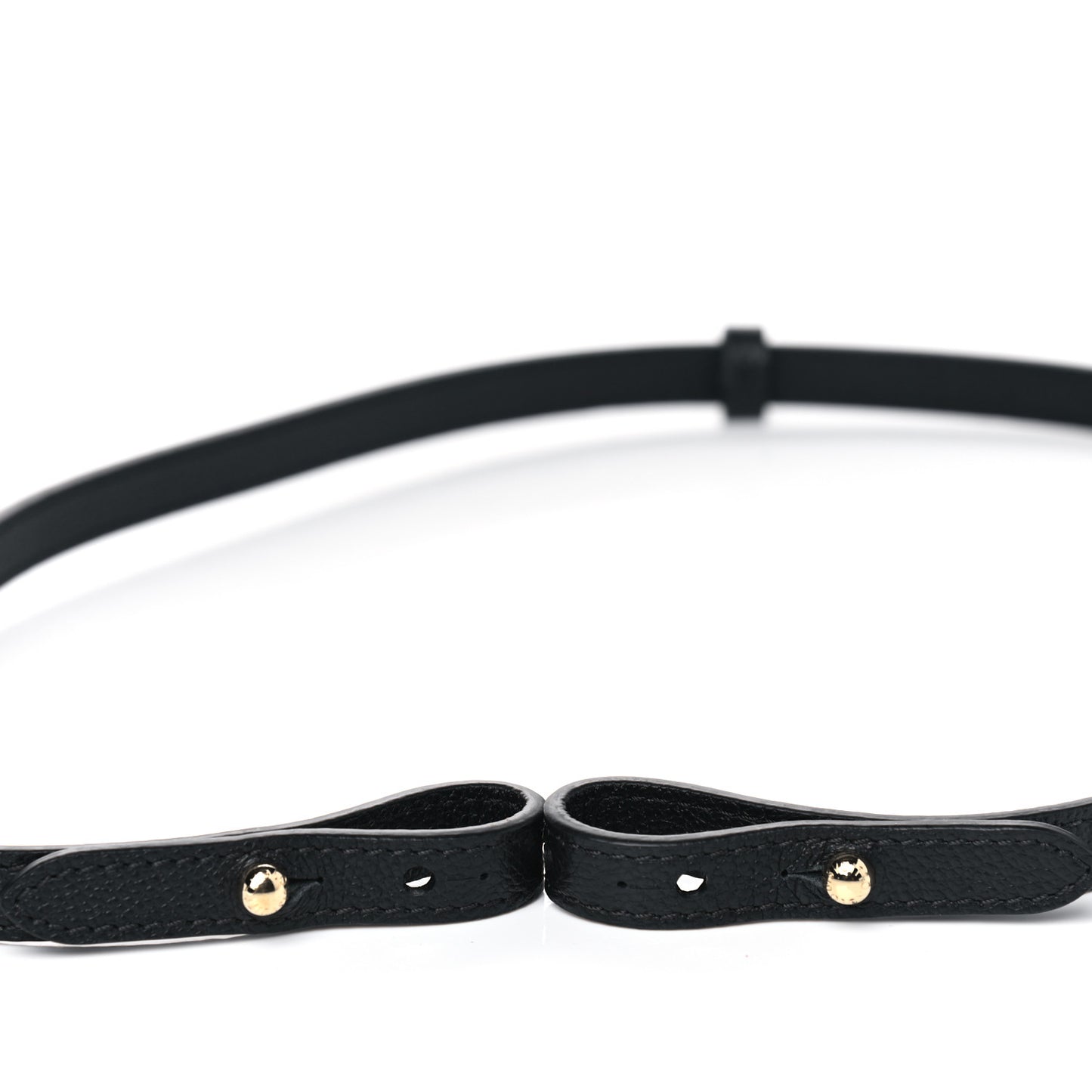 Calfskin Popincourt MM Shoulder Strap Black