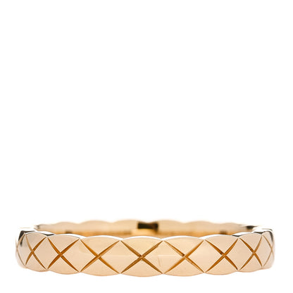 Chanel 18K Yellow Gold Mini Coco Crush Ring 57 8 3 of 5
