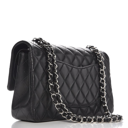 Chanel Lambskin Quilted Medium Double Flap Black 3 of 8