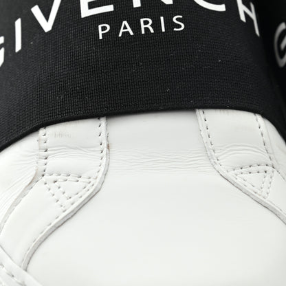 Givenchy Calfskin Band Logo Womens Urban Street Sneakers 39 White Black 9 of 12