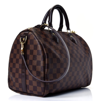 Louis Vuitton Damier Ebene Speedy Bandouliere 30 2 of 4