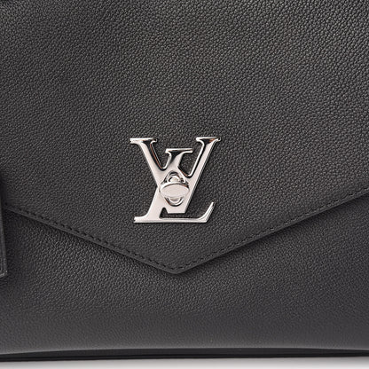 Louis Vuitton Soft Calfskin My Lockme Top Handle Black 9 of 9