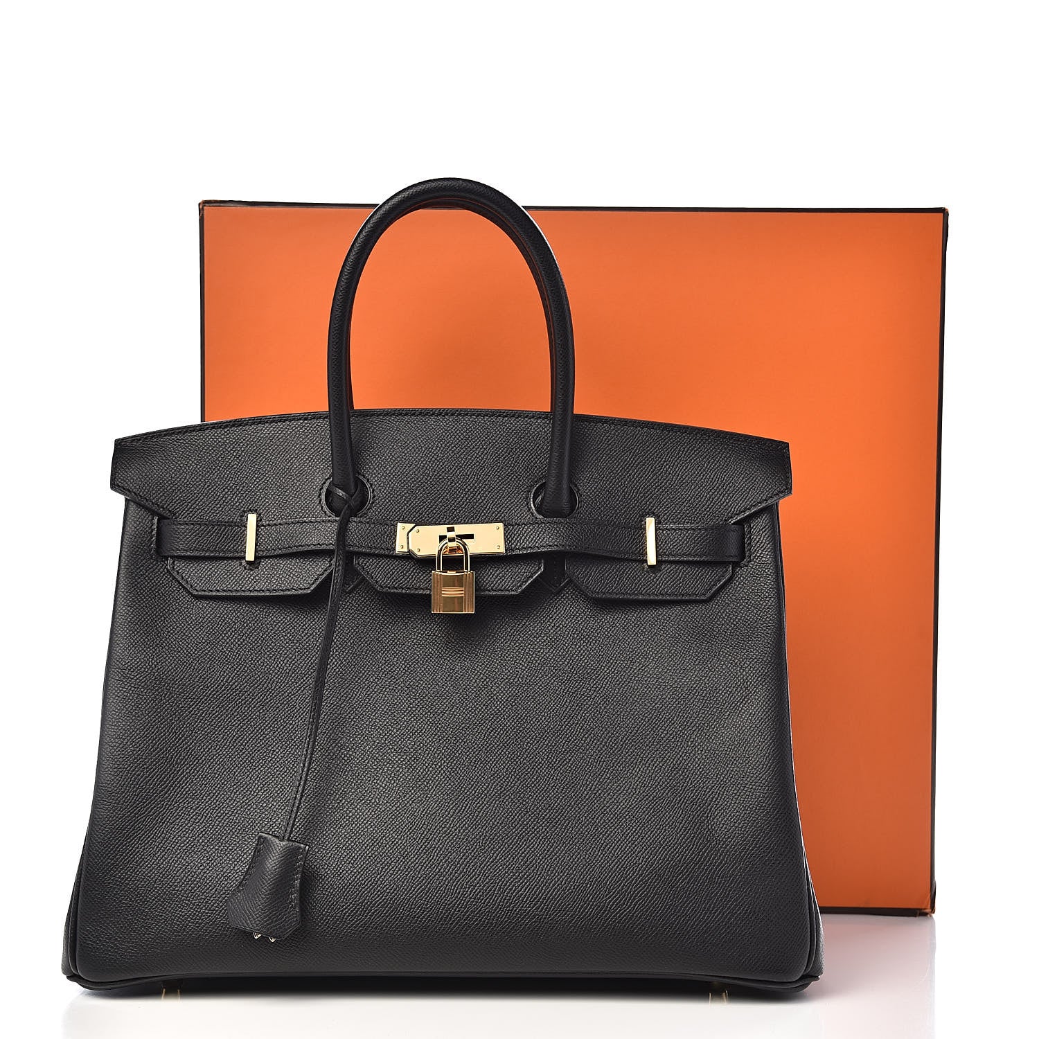 Hermes Epsom Birkin 35 Black 38 of 38