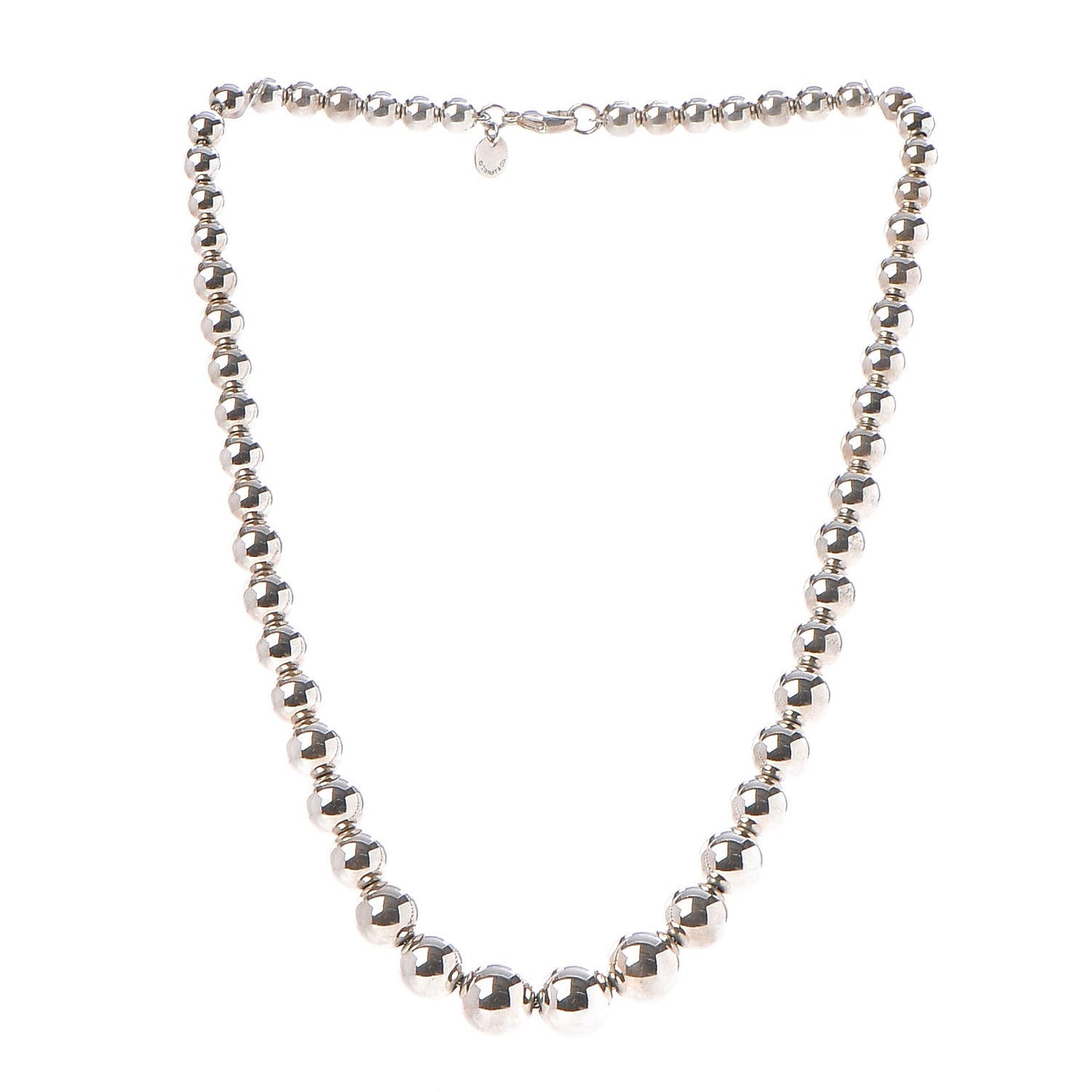 Sterling Silver HardWear Graduated Ball Necklace