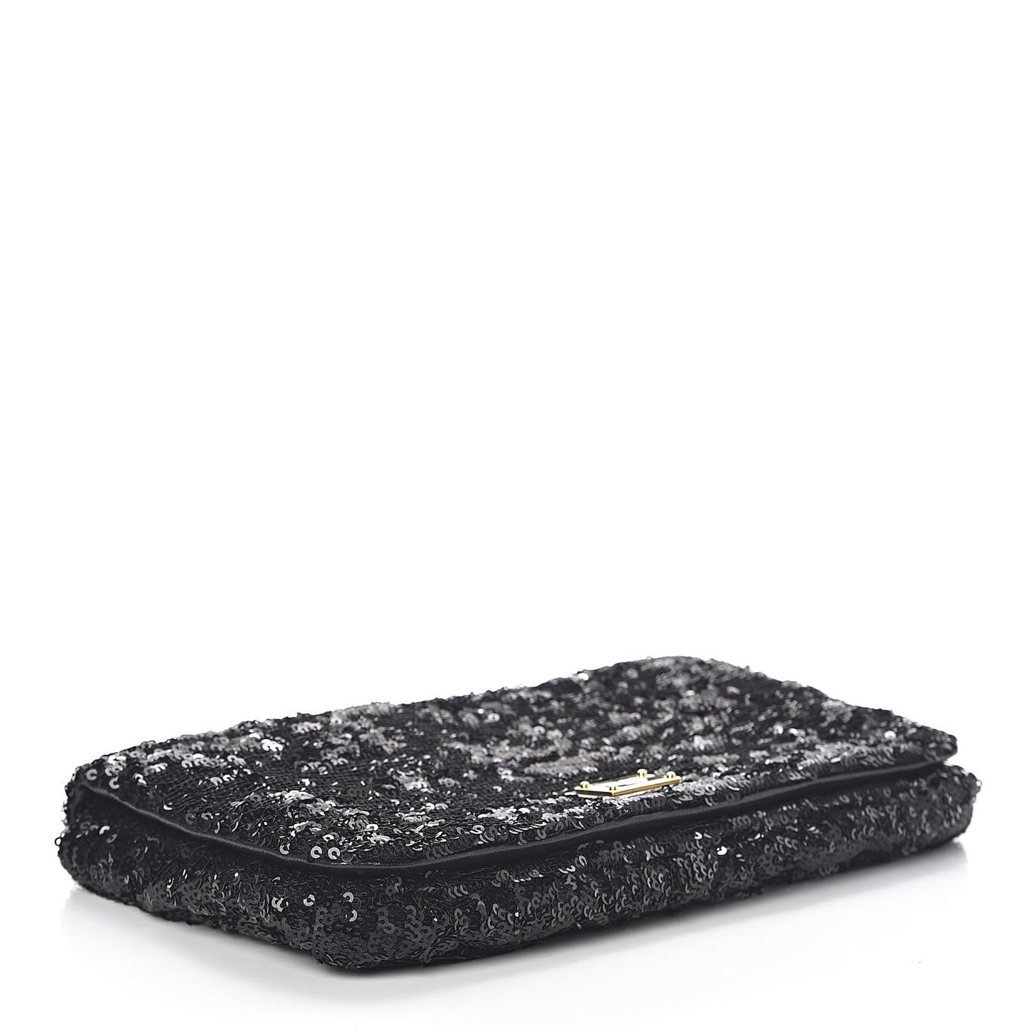 Sequin Miss Charles Evening Bag Black