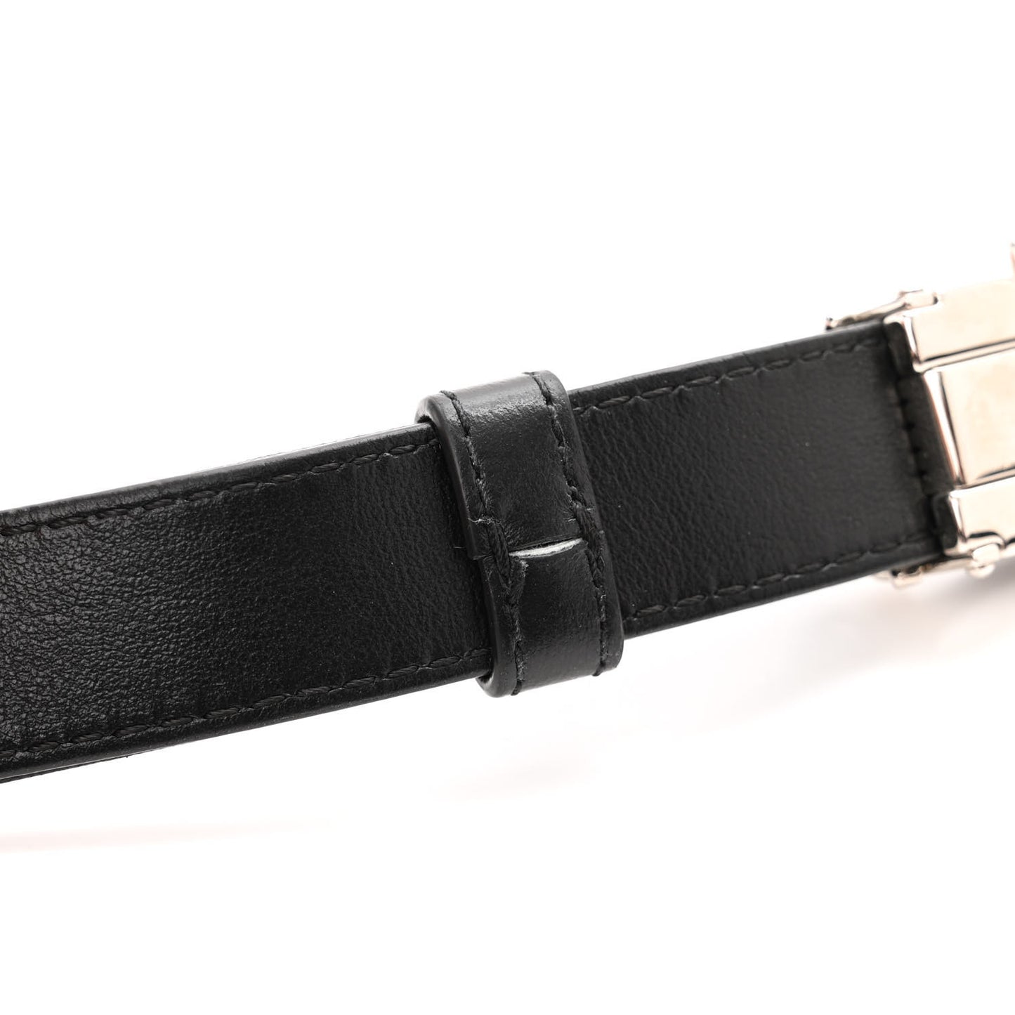 Calfskin Quilted Waist Belt Bag Black