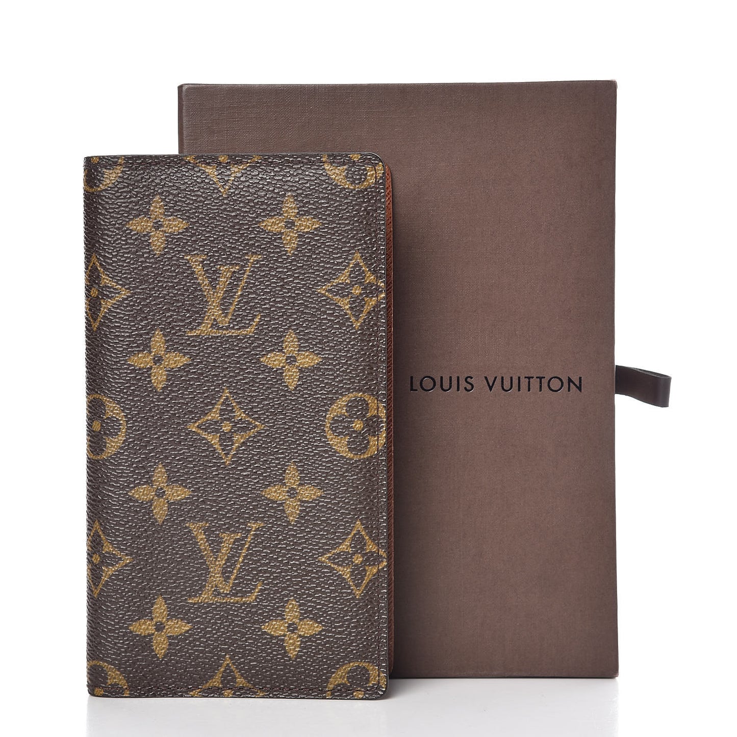 Monogram Checkbook Holder Case Wallet