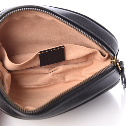 Gucci Calfskin Matelasse GG Marmont Belt Bag 75 30 Black 5 of 7