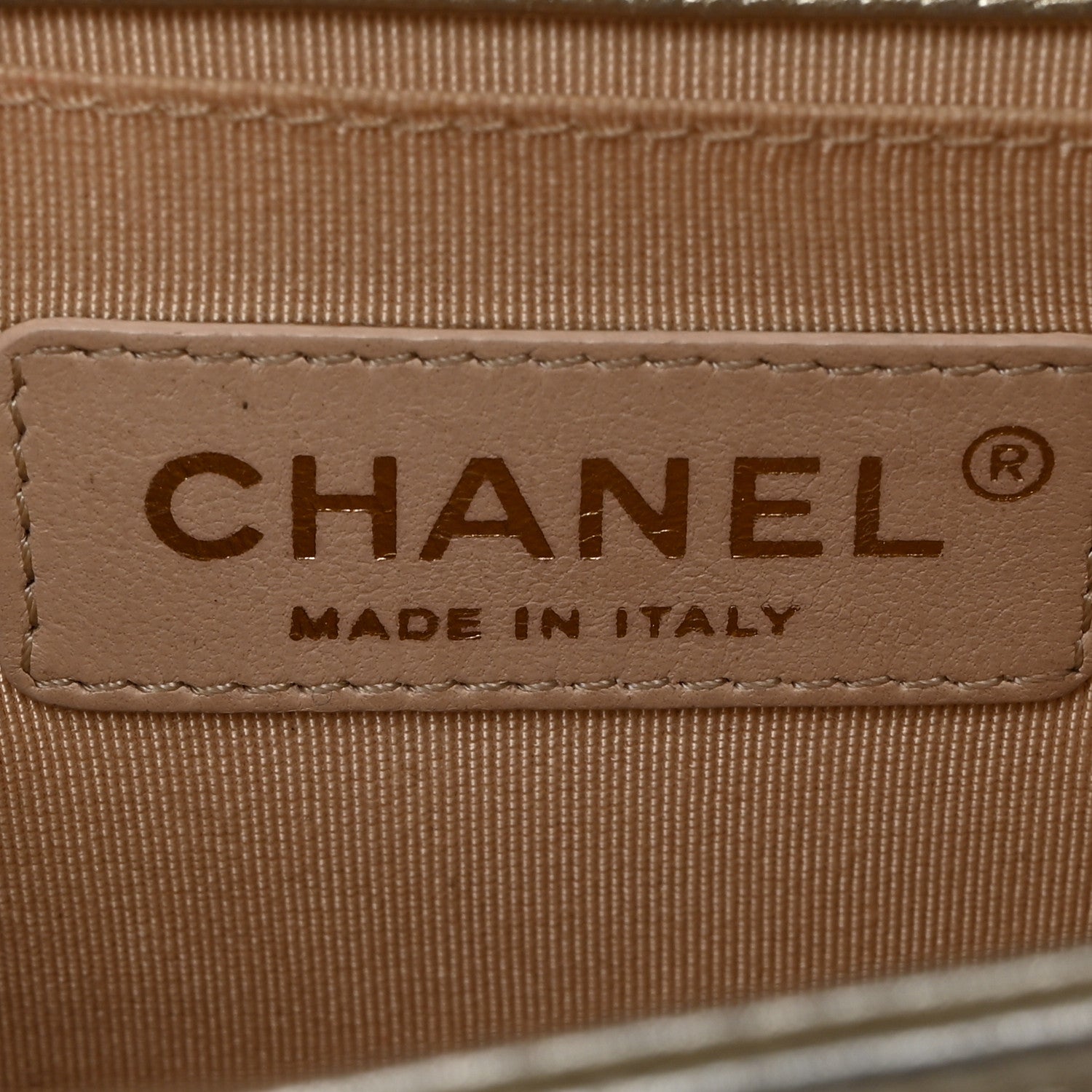 Chanel Metallic Calfskin Quilted Camellia Small Boy Flap Gold 6 of 18