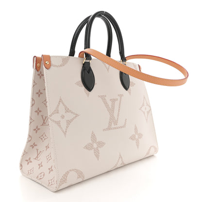 Louis Vuitton Monogram Dune Giant Onthego MM 3 of 9