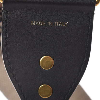 Christian Dior Canvas Embroidered Shoulder Strap Blue 4 of 4