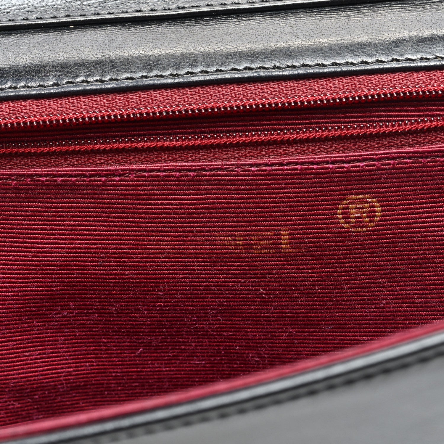 Chanel Lambskin Ribbon Stitched Small Single Flap Black 6 of 10