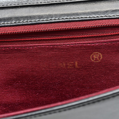 Chanel Lambskin Ribbon Stitched Small Single Flap Black 6 of 10