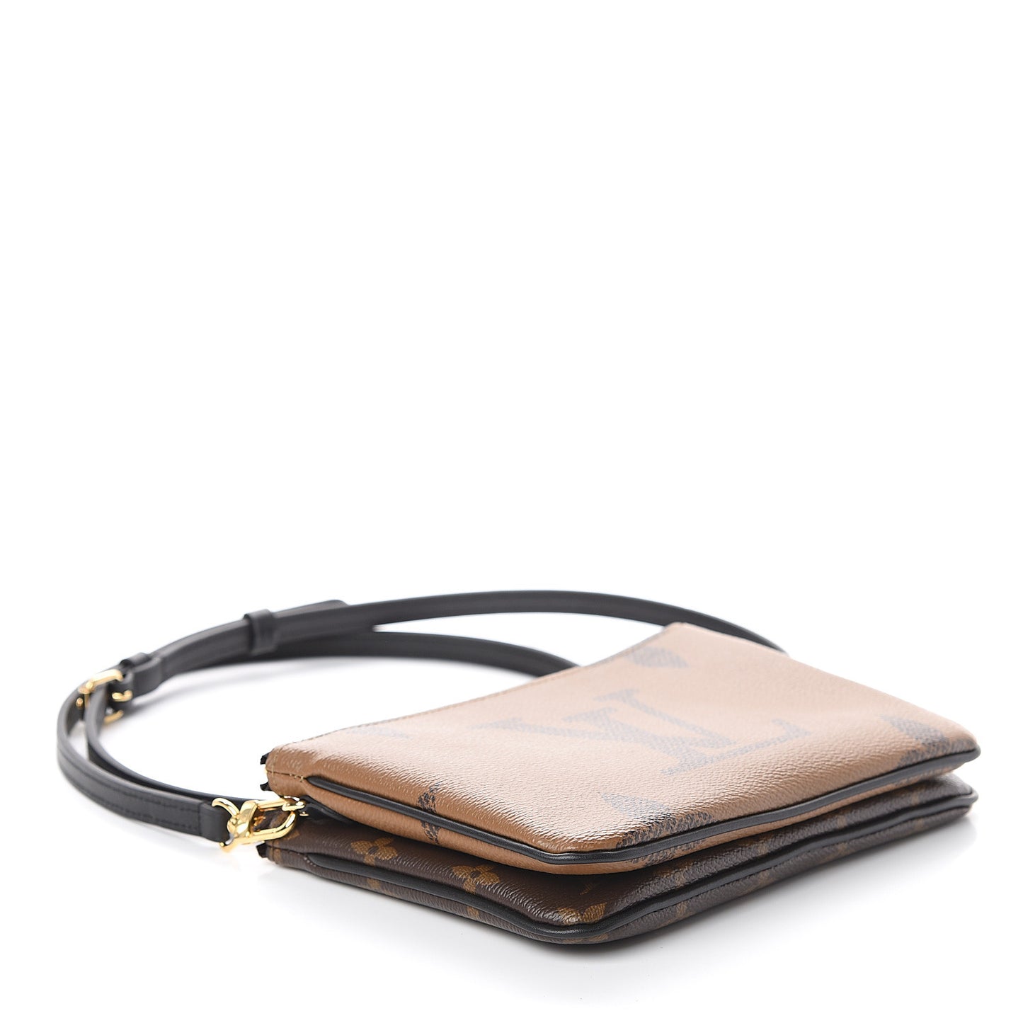 Reverse Monogram Giant Double Zip Pochette