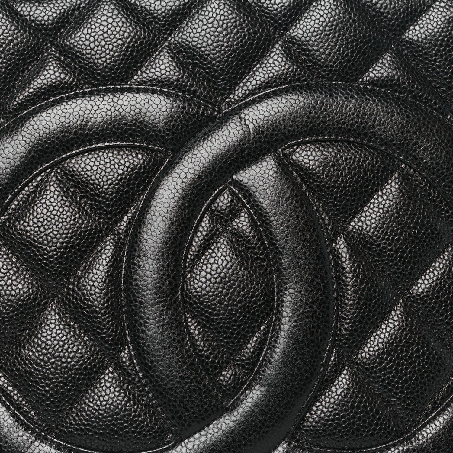 Chanel Caviar Quilted Medallion Tote Black 8 of 10