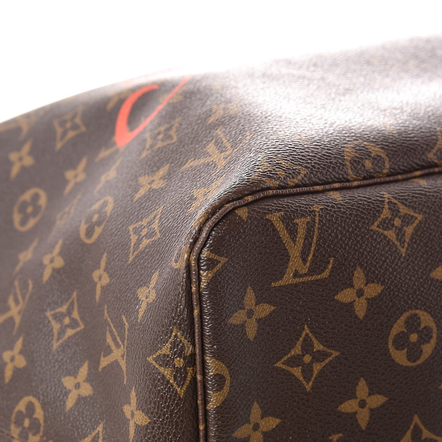 Monogram Articles de Voyage Ikat San Francisco LV Cup Neverfull GM Orange
