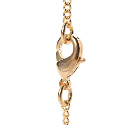 Chanel Metal CC Paris Button Necklace Gold 4 of 5