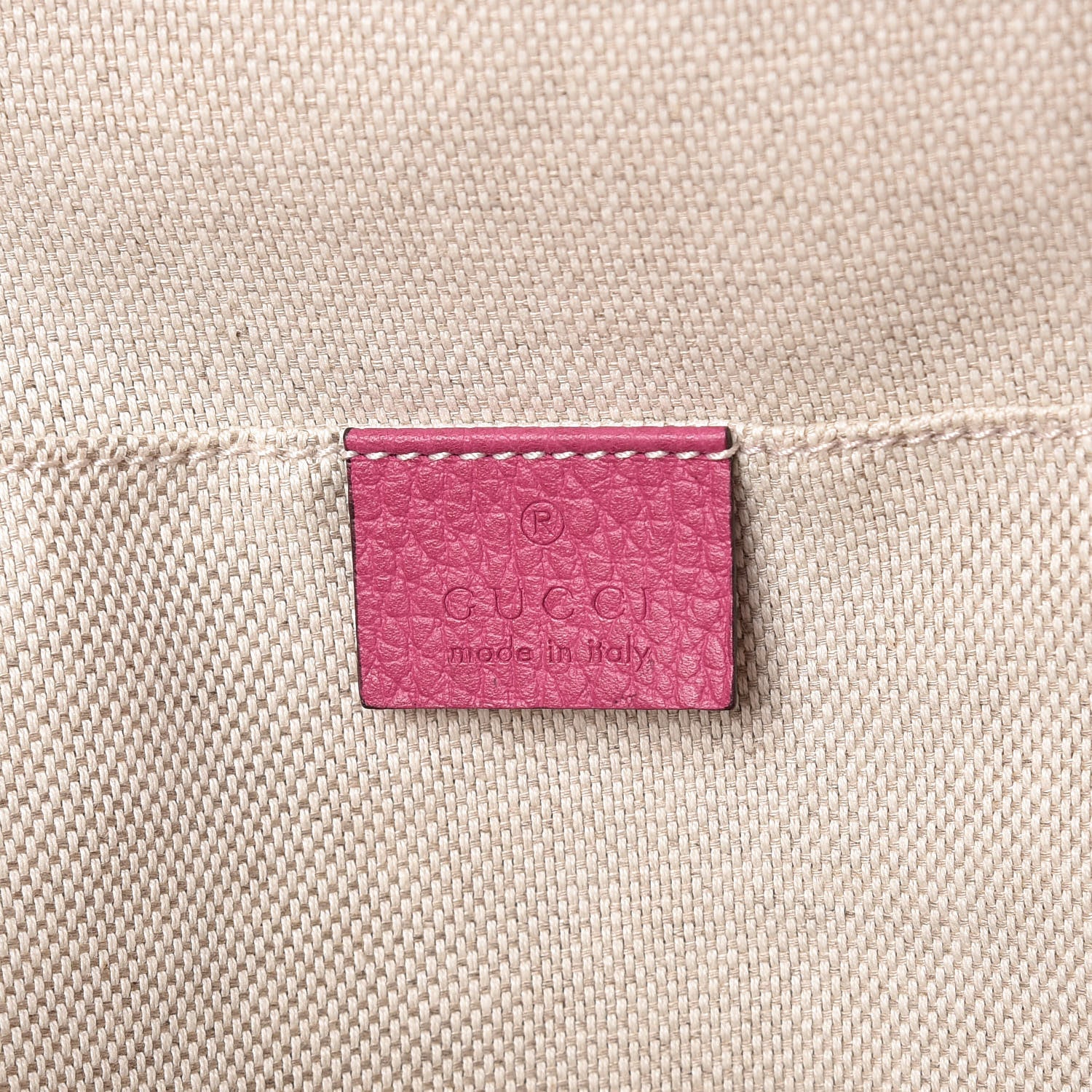 Gucci Pebbled Calfskin Soho Chain Backpack New Rosette 6 of 9