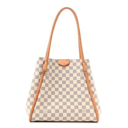 Louis Vuitton Damier Azur Propriano Rose Ballerine 1 of 15