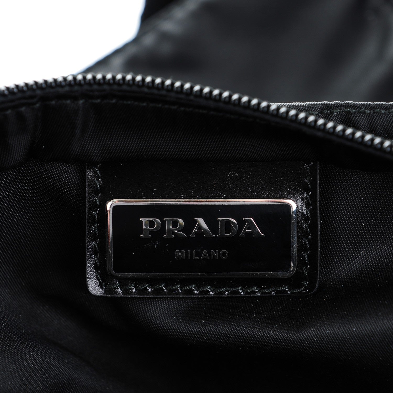 Prada Nylon Vela Flat Messenger Bag Black 6 of 8