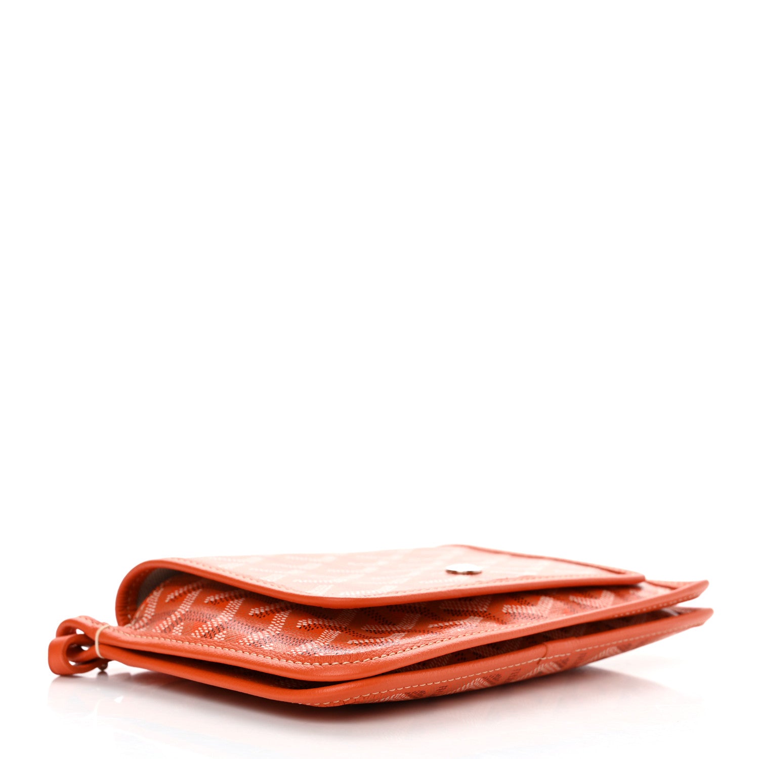 Goyard Goyardine Plumet Wallet Clutch Orange 4 of 11